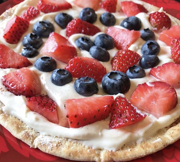 Protein Fruit Pizza
